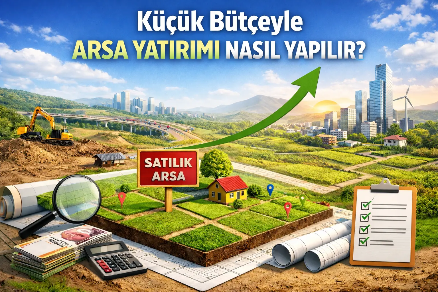 Küçük Bütçeyle Arsa Yatırımı Nasıl Yapılır?