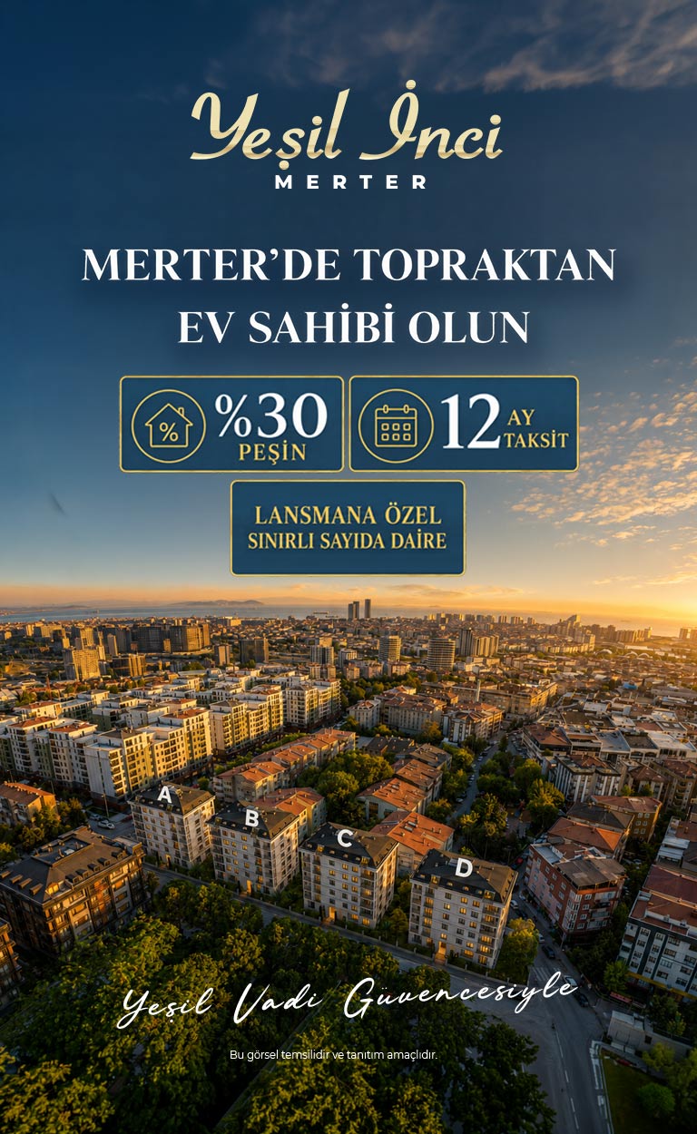 Merter’de Topraktan Ev Sahibi Olma Fırsatı!